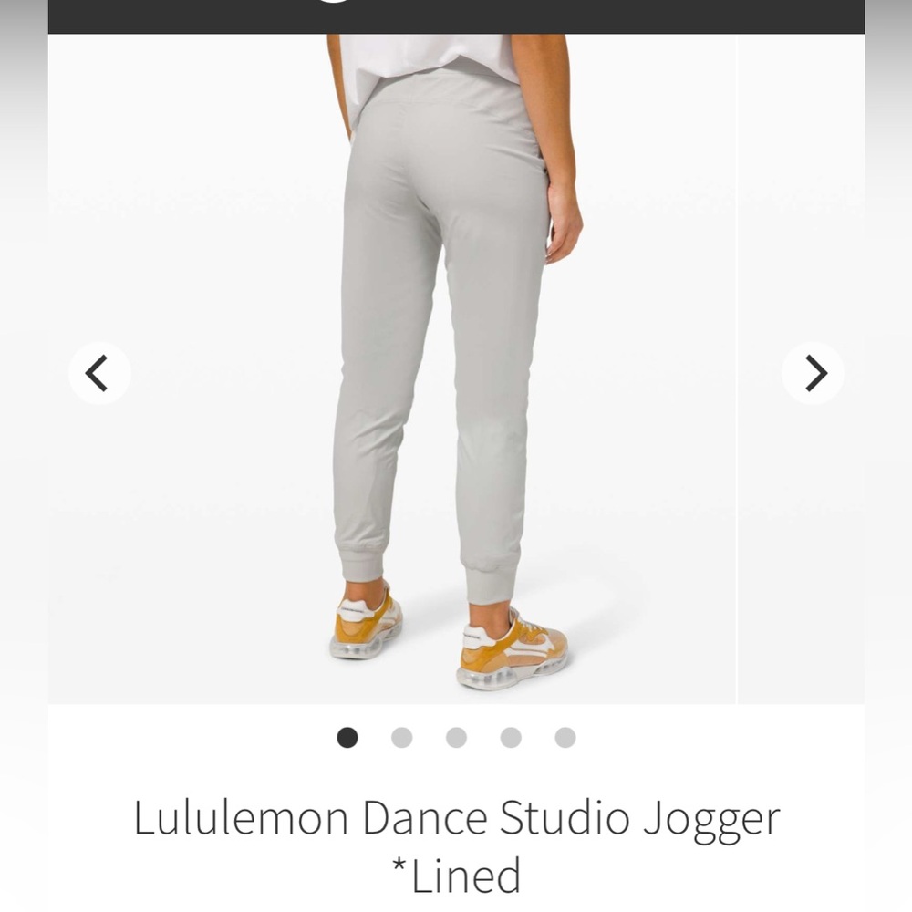 Lululemon Dance Studio Jogger - Lined sz 0 27”‎ - Picture 2 of 10